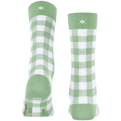 Burlington Green Vichy Socks