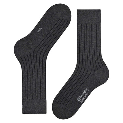 Burlington Grey Duke Street Socks