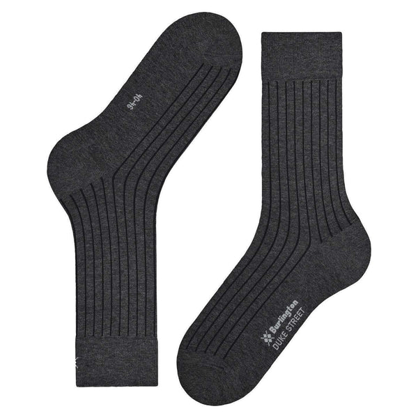 Burlington Grey Duke Street Socks