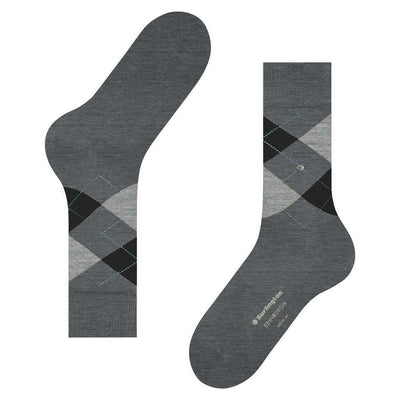 Burlington Grey Edinburgh Socks