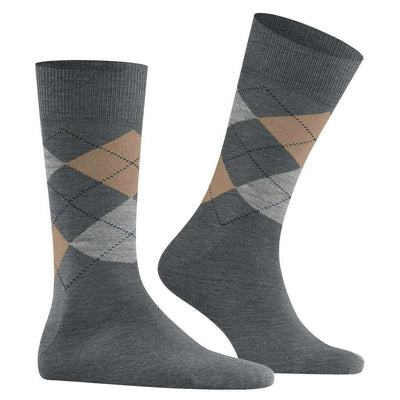 Burlington Grey Edinburgh Socks