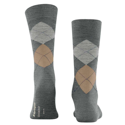 Burlington Grey Edinburgh Socks