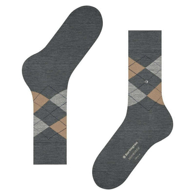 Burlington Grey Edinburgh Socks