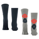 Burlington Grey Everyday Argyle Mix 2-Pack Socks