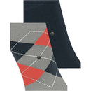 Burlington Grey Everyday Argyle Mix 2-Pack Socks