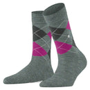 Burlington Grey Melange Marylebone Socks