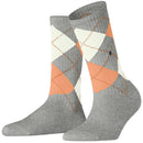 Burlington Grey Rib Courtside Socks