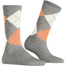 Burlington Grey Rib Courtside Socks