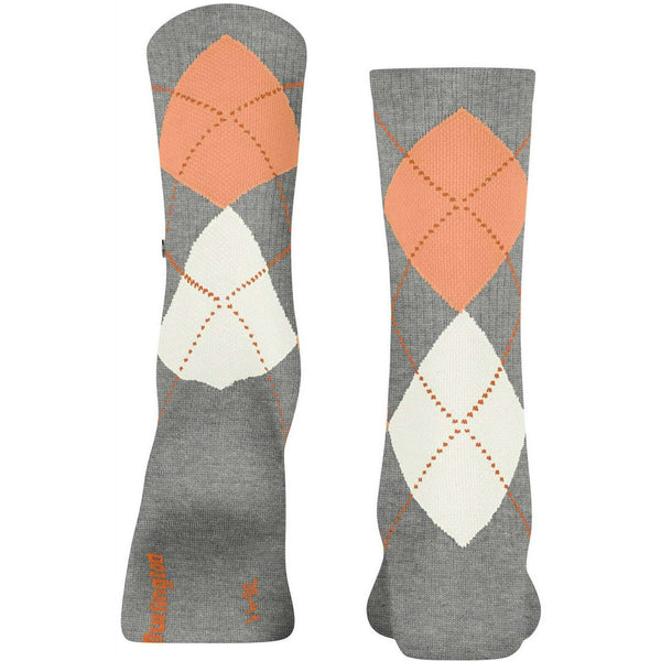 Burlington Grey Rib Courtside Socks