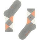 Burlington Grey Rib Courtside Socks
