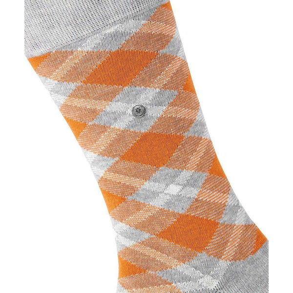 Burlington Grey Tartan Socks