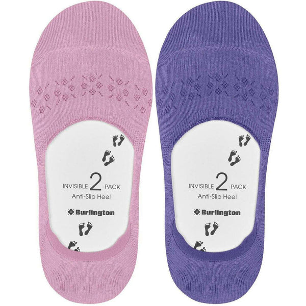 Burlington Lilac Everyday 2-Pack Invisible Socks