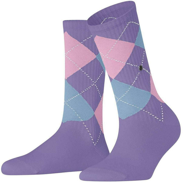 Burlington Lilac Rib Courtside Socks
