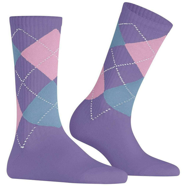 Burlington Lilac Rib Courtside Socks