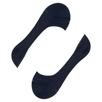 Burlington Navy Aberdeen No Show Socks