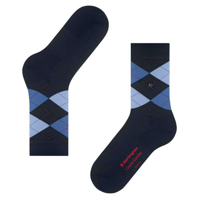 Burlington Navy Covent Garden Socks