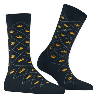 Burlington Navy Crown Socks