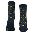 Burlington Navy Crown Socks