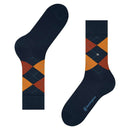 Burlington Navy Edinburgh Socks