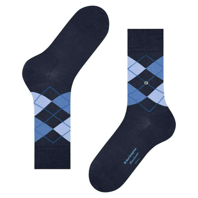 Burlington Navy Manchester Socks