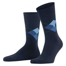 Burlington Navy Multi King Socks