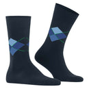 Burlington Navy Multi King Socks