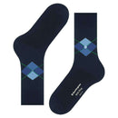 Burlington Navy Multi King Socks