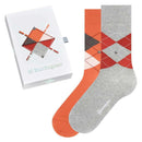 Burlington Orange Basic Gift Box Socks