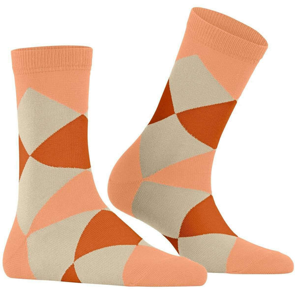 Burlington Orange Bonnie Short Socks