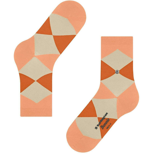 Burlington Orange Bonnie Short Socks