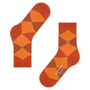 Burlington Orange Bonnie Socks