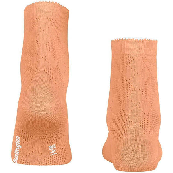 Burlington Orange Chelsea Short Socks