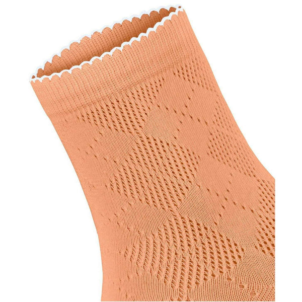 Burlington Orange Chelsea Short Socks