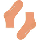 Burlington Orange Chelsea Short Socks