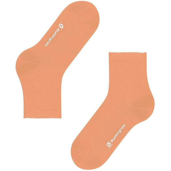 Burlington Orange Chelsea Short Socks