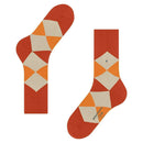 Burlington Orange Clyde Socks