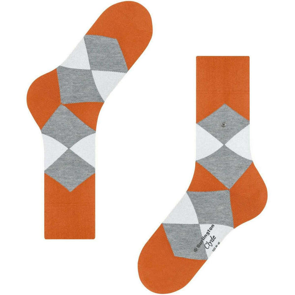 Burlington Orange Clyde Socks