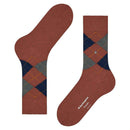 Burlington Orange Dundee Socks
