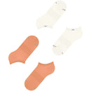 Burlington Orange Everyday 2-Pack Sneaker Socks