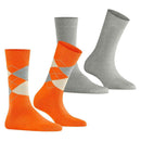Burlington Orange Everyday Mix 2-Pack Socks