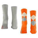 Burlington Orange Everyday Mix 2-Pack Socks