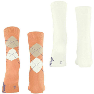 Burlington Orange Everyday Mix 2-Pack Socks