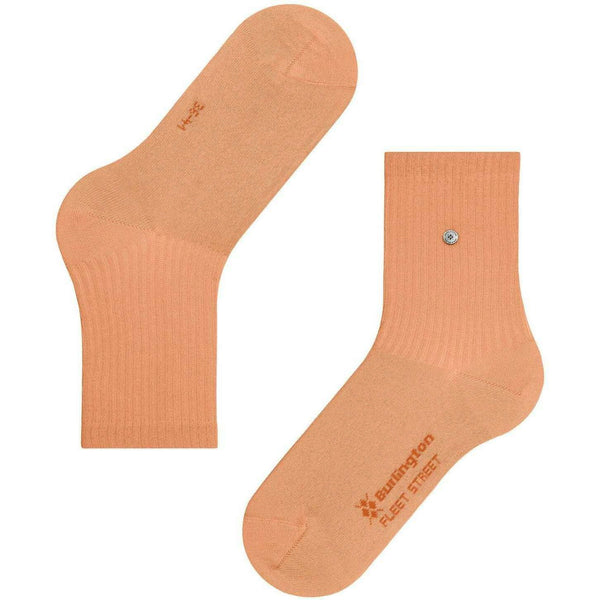 Burlington Orange Fleet Street Socks