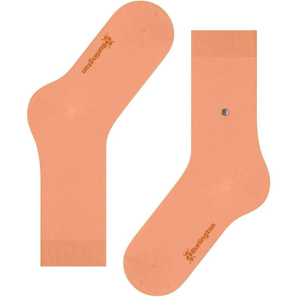Burlington Orange Lady Socks