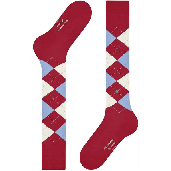 Burlington Orange Manchester Knee High Socks