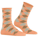 Burlington Orange Sandy Short Socks
