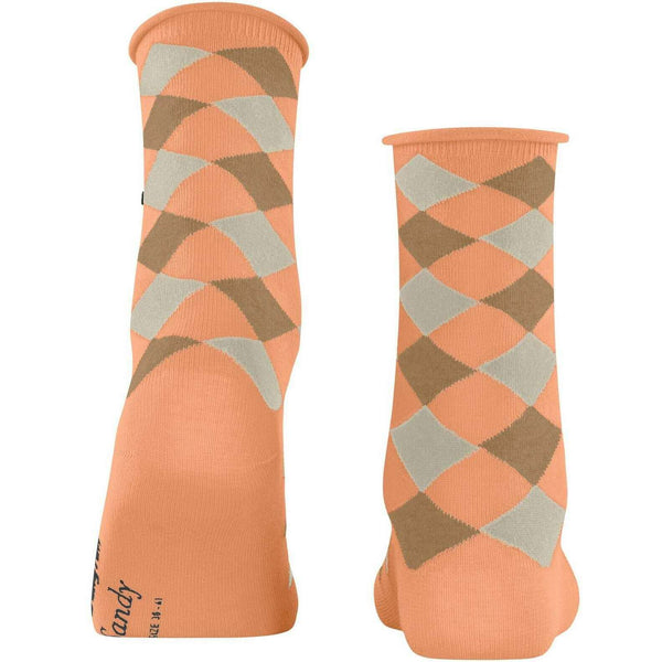 Burlington Orange Sandy Short Socks