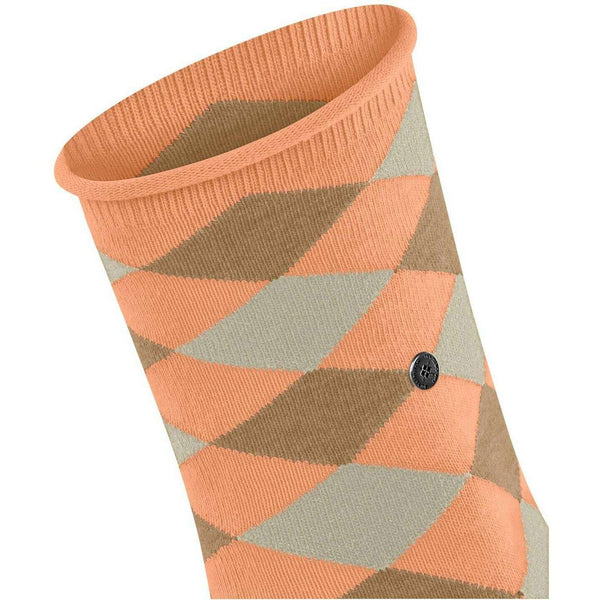 Burlington Orange Sandy Short Socks