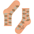 Burlington Orange Sandy Short Socks