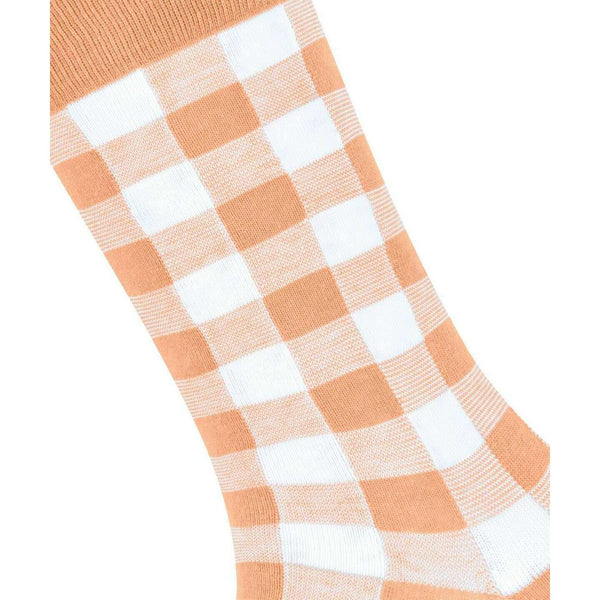 Burlington Orange Vichy Socks
